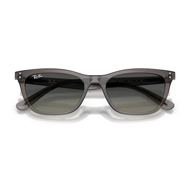 Kính Mát Unisex Rayban 0RB4474D 667511 Transparent Dark Grey Màu Xám Đậm
