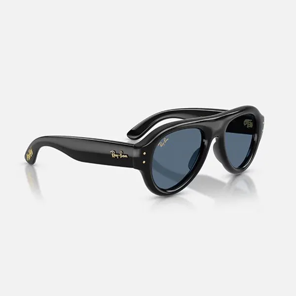 Kính Mát Unisex Rayban 0RB4925 601/80 Black Dark Blue Màu Đen Xanh