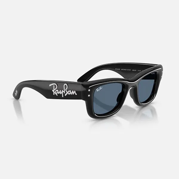 Kính Mát Unisex Rayban 0RB4940B 686480 Black Ultra Blue Màu Đen Xanh