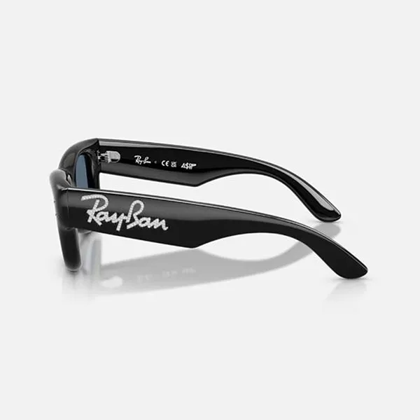 Kính Mát Unisex Rayban 0RB4940B 686480 Black Ultra Blue Màu Đen Xanh
