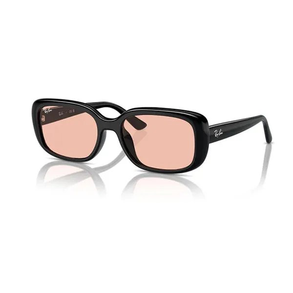 Kính Mát Unisex Rayban Black Dark Pink 0RB4421D 667784 Màu Đen Hồng
