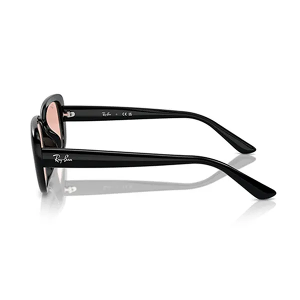 Kính Mát Unisex Rayban Black Dark Pink 0RB4421D 667784 Màu Đen Hồng