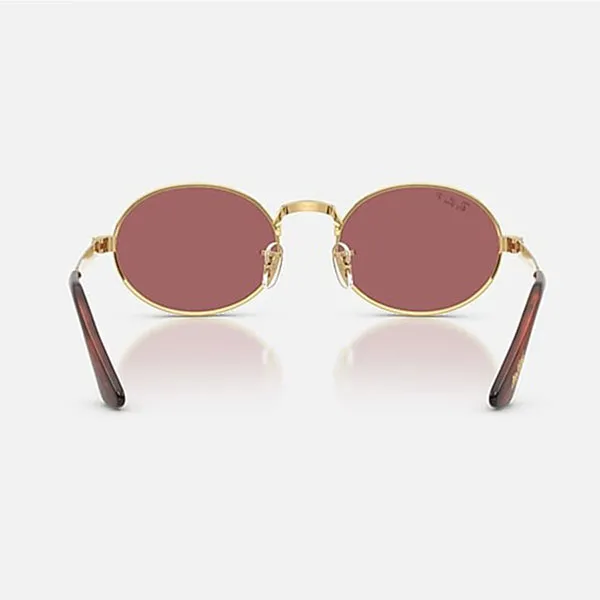 Kính Mát Unisex Rayban Sunglasses Arista Gold Purple Polarized 0RB3931 001/AF Màu Tím Vàng