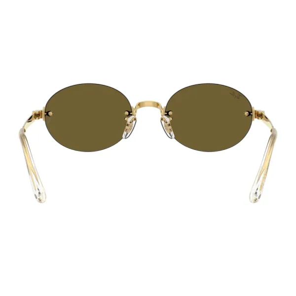 Kính Mát Unisex Rayban x A$AP Rocky Sunglasses 0RB3929 001/73 Màu Nâu - Vàng