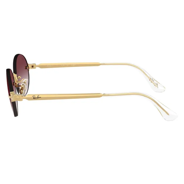 Kính Mát Unisex Rayban x A$AP Rocky Sunglasses 0RB3929 001/8H Màu Tím - Vàng