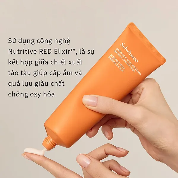 Mặt Nạ Ngủ Dưỡng Ẩm Phục Hồi Da Sulwhasoo Overnight Recharging Mask 120ml