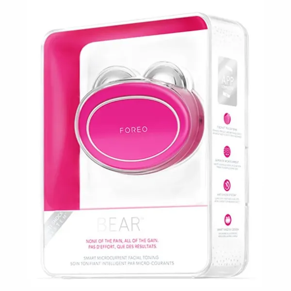 Máy Massage Nâng Cơ Mặt Foreo Bear Fuchsia Màu Hồng Đậm