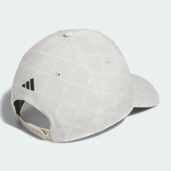 Mũ Adidas 3-Stripe Tour Hat With Houndstooth Pattern Alumina KB0503 Màu Trắng Size OSFM