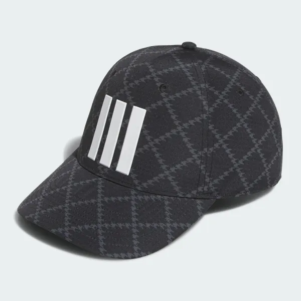 Mũ Adidas 3-Stripe Tour Hat With Houndstooth Pattern KB0493 Màu Đen Size OSFM
