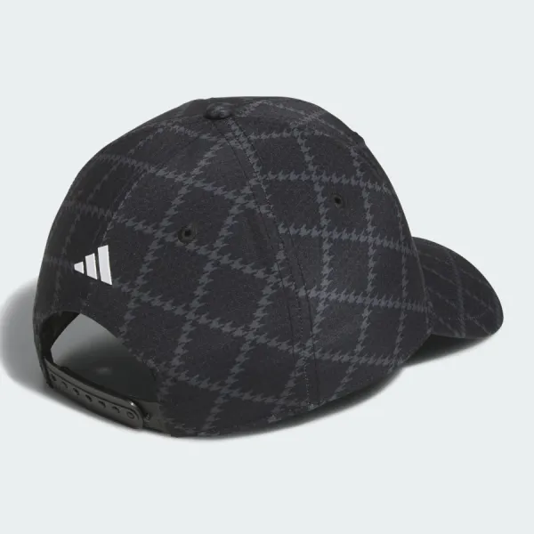 Mũ Adidas 3-Stripe Tour Hat With Houndstooth Pattern KB0493 Màu Đen Size OSFM