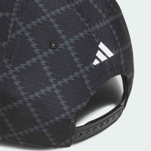 Mũ Adidas 3-Stripe Tour Hat With Houndstooth Pattern KB0493 Màu Đen Size OSFM
