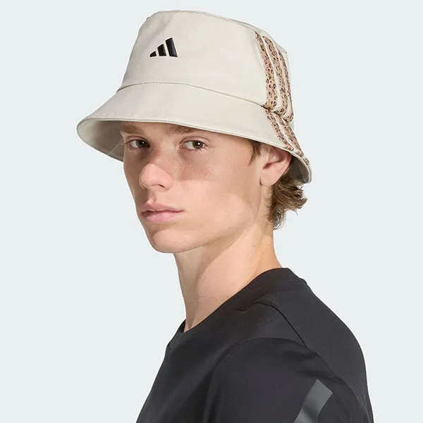 Mũ Adidas Sportswear Leopard Print 3-Stripes Graphic Bucket Cap JW8672 Màu Be Size OSFW