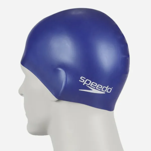 Mũ Bơi Trẻ Em Speedo Plain Moulded Silicone 8-709900002 Màu Xanh Dương