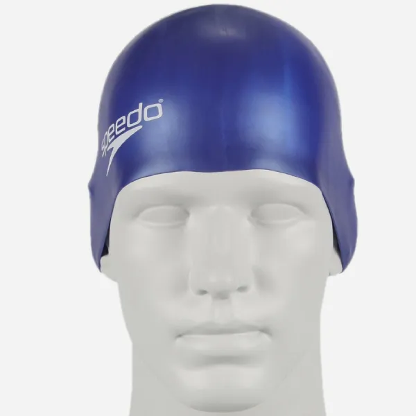 Mũ Bơi Trẻ Em Speedo Plain Moulded Silicone 8-709900002 Màu Xanh Dương