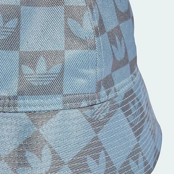 Mũ Bucket Adidas Monogram JW8014 Tactile Blue Màu Xanh Họa Tiết Size OSFW