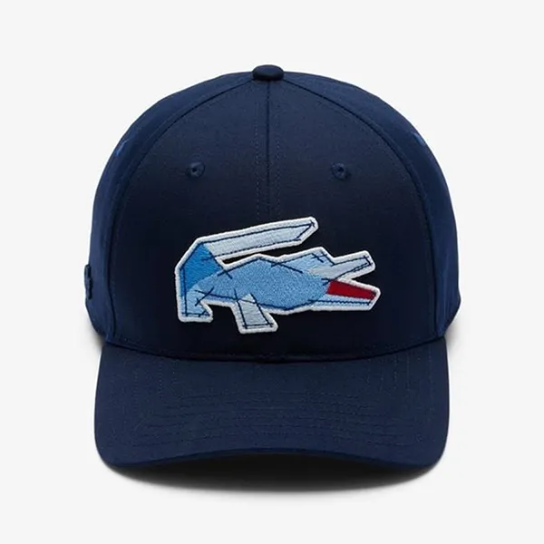 Mũ Lacoste Baseball Cap With Crocodile Pattern RK3385 10 166 Màu Xanh Navy