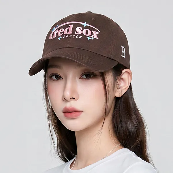 Mũ MLB Cute Pop Unstructured Ballcap Boston Red Sox 3ACPV246N-43BRD Màu Nâu