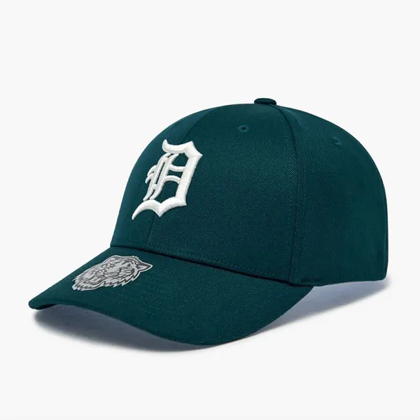 Mũ MLB Signature Cursive Structure Ball Cap Detroit Tigers 3ACPV216N-46GND Màu Xanh Lá