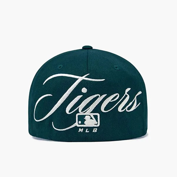 Mũ MLB Signature Cursive Structure Ball Cap Detroit Tigers 3ACPV216N-46GND Màu Xanh Lá