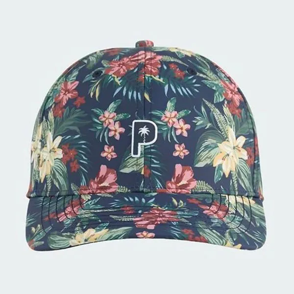 Mũ Puma X Palm Tree Crew Floral Tech Golf 02610001 Xanh Họa Tiết Size OSFW