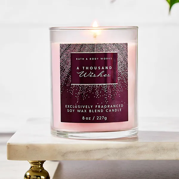 Nến Thơm Bath & Body Works A Thousand Wishes Single Wick Candle 227g