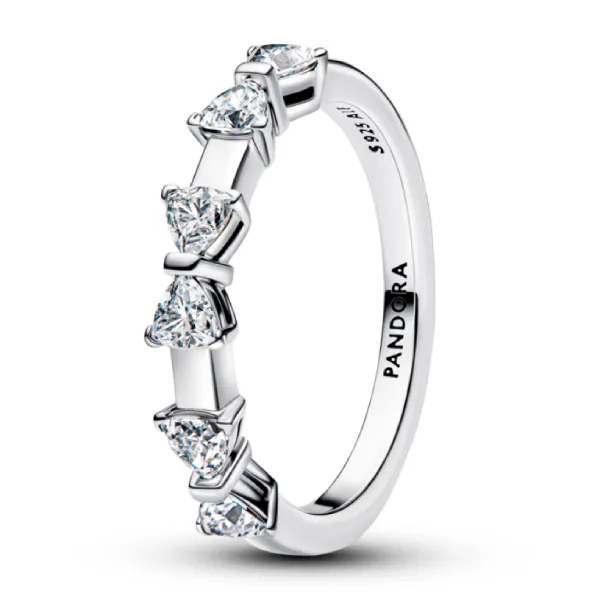 Nhẫn Nữ Pandora Timeless Bow Station 194233C01 Màu Bạc Size 52