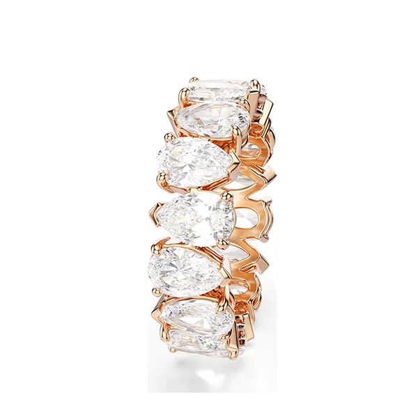 Nhẫn Nữ Swarovski Matrix Vittore Ring 5690092 Màu Vàng Hồng Size 52
