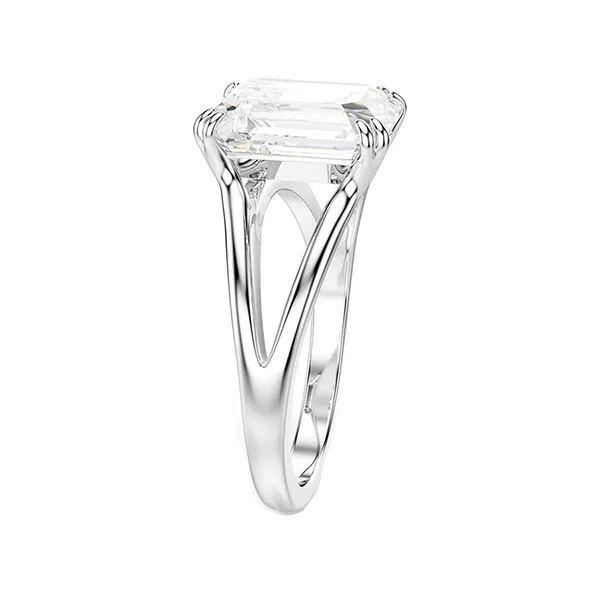 Nhẫn Nữ Swarovski Stilla Ring Octagon Cut, White, Silver-Tone Finish 5717878 Màu Trắng Size 52