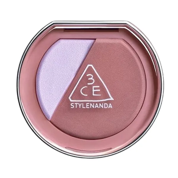 Phấn Má Hồng Kèm Bắt Sáng 3CE Blushlighter Early Now Màu Hồng Gỗ