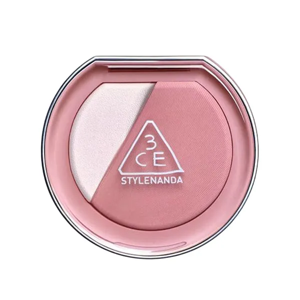 Phấn Má Hồng Và Bắt Sáng 3CE Blushlighter Middy Hype Màu Hồng Đất