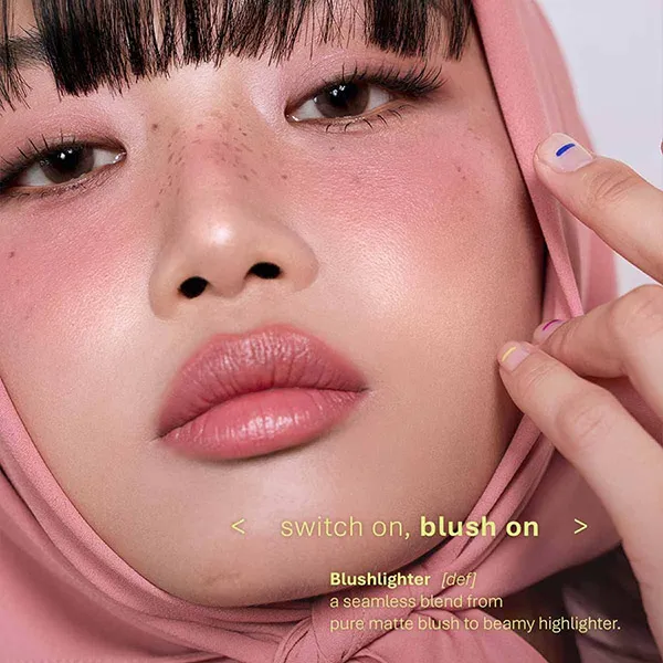 Phấn Má Hồng Và Bắt Sáng 3CE Blushlighter Middy Hype Màu Hồng Đất