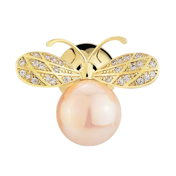Pin Cài Áo Nữ Meri Sweet Honeybee BR67 Màu Vàng Gold