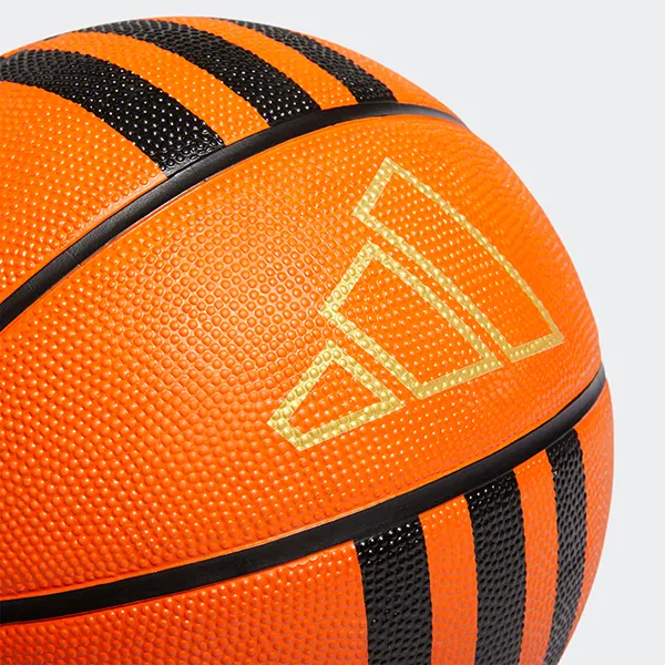 Quả Bóng Rổ Adidas 3-Striped Rubber Basketballs X3 HM4970 Màu Cam