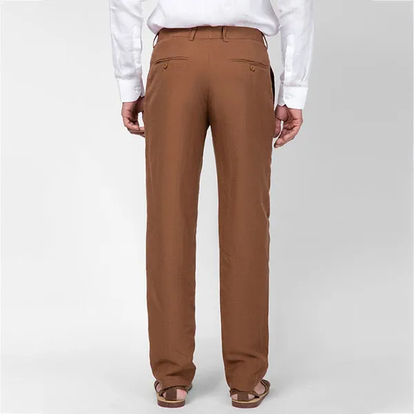 Quần Dài Nam F2 Fashion & Freedom Linen DN02-N-28-0119 Màu Nâu Size 28