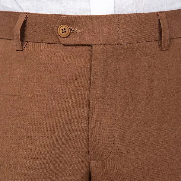 Quần Dài Nam F2 Fashion & Freedom Linen DN02-N-28-0119 Màu Nâu Size 28