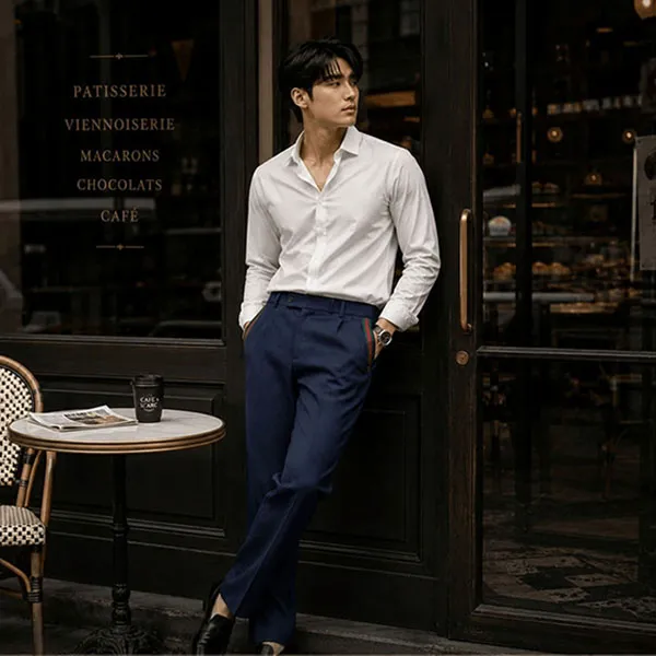 Quần Dài Nam Gucci 668588 Z8AQY 4433 Màu Xanh Navy Size 44