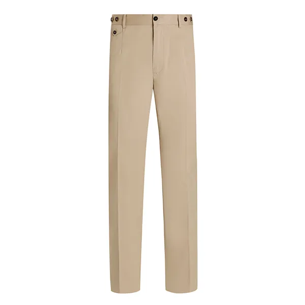 Quần Kaki Dolce & Gabbana D&G Black Khaki Pants With Front Pockets GP19VTFUFJ9M0263 Màu Be Size 48