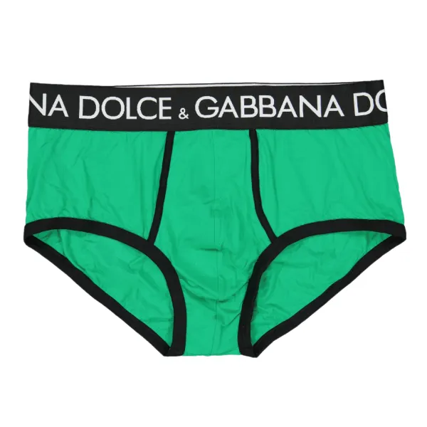 Quần Lót Nam Dolce & Gabbana D&G M3D53J FUGHH V0396 Màu Xanh Lá Size 4