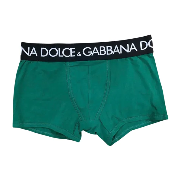 Quần Lót Nam Dolce & Gabbana D&G M4B97 JONN971 Màu Xanh Lá Size 3