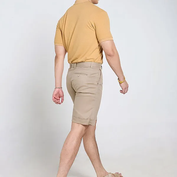 Quần Short Nam F2 Fashion & Freedom Linen Tender Drit SN17-K-29-0919 Màu Kem Size 29