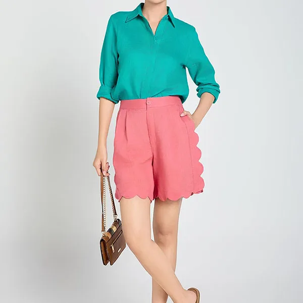 Quần Short Nữ F2 Fashion & Freedom A Touch Of Effortless Elegance QS62-H-S-0325 Màu Hồng Size S
