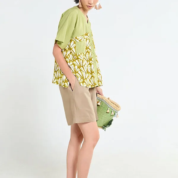 Quần Short Nữ F2 Fashion & Freedom Tender Drit QS100-BE-S-0622 Màu Be Size S