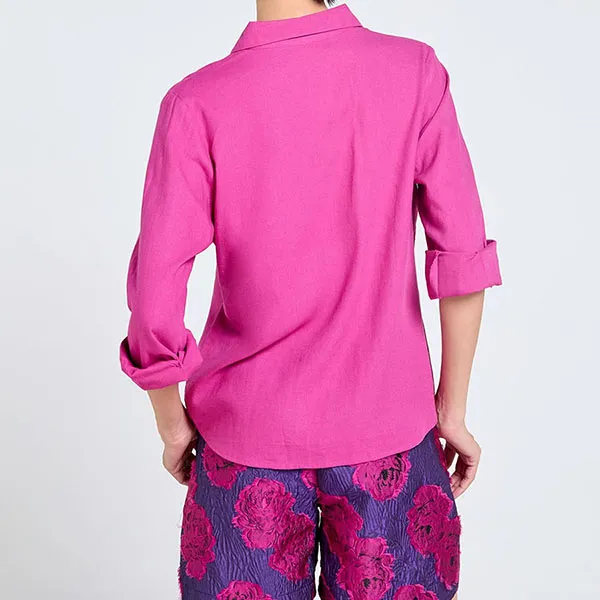 Quần Short Nữ F2 Fashion & Freedom Tender Drit QS90-HONG TIM-S-0524 Màu Hồng Tím Size S
