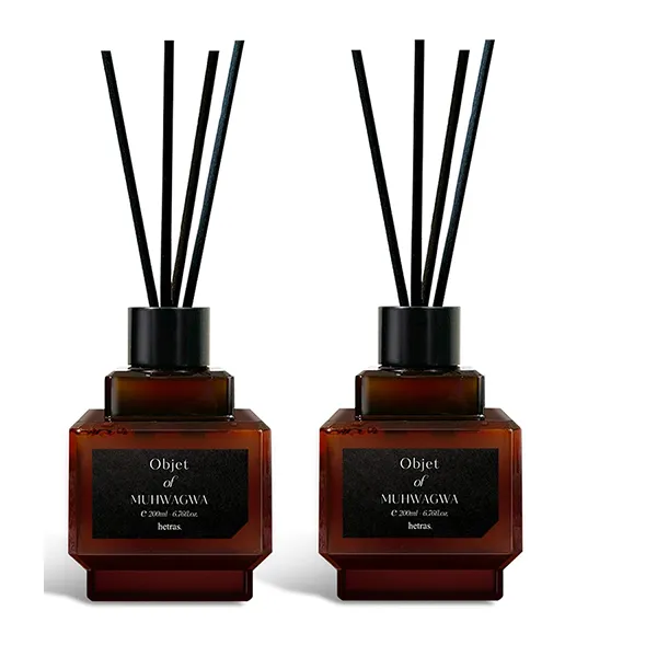 Set 2 Chai Tinh Dầu Nước Hoa Khuếch Tán Hương Thơm Hetras Objet Diffuser Muhwagwa (2 x 200ml)