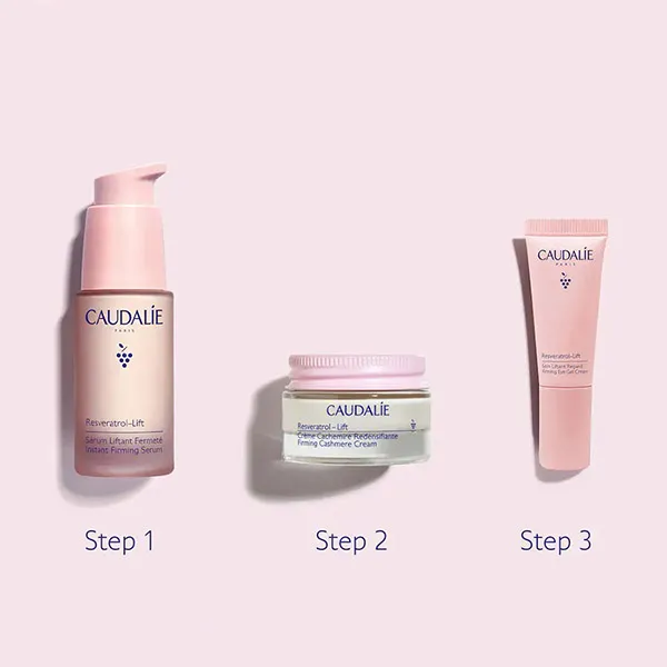 Set Dưỡng Da Caudalie Resveratrol-Lift 3 Món (Serum 30ml + Kem Dưỡng 15ml + Kem Mắt 5ml)
