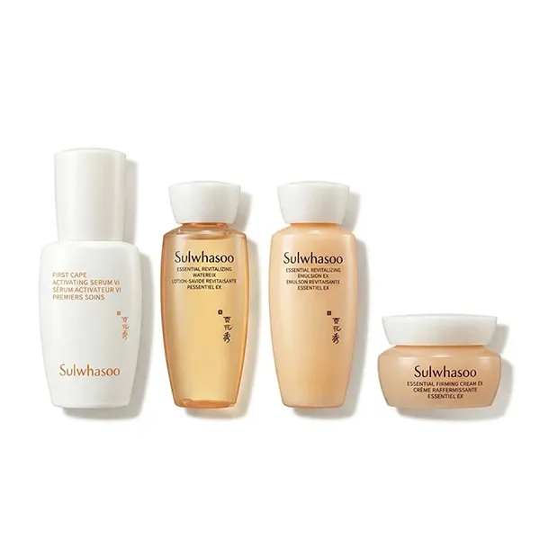 Set Dưỡng Da Sulwhasoo Essential Daily Kit 4 Món (Hàng Công Ty)