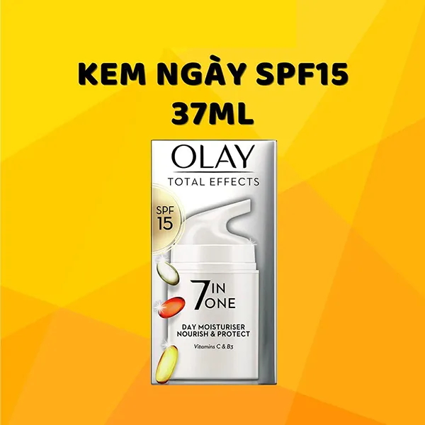 Set Kem Dưỡng Da Ngày Và Đêm Olay Total Effects 7in1 Day & Night (2 x 37ml)