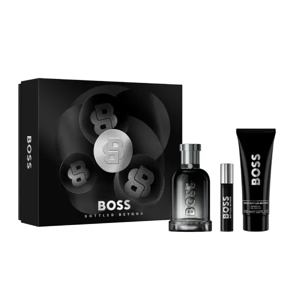 Set Nước Hoa Nam Hugo Boss Boss Bottled Beyond EDP 3PCS (EDP 100ml + Mini 10ml + Shower Gel 100ml)
