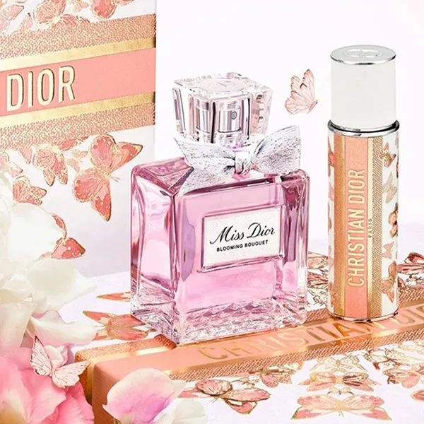 Set Nước Hoa Nữ Dior Miss Dior Blooming Bouquet 2 Món (EDT 100ml + Mini Case 10ml)