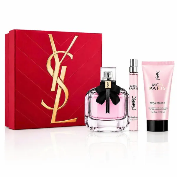 Set Nước Hoa Nữ Yves Saint Laurent Mon Paris EDP Gift Set 3 Món